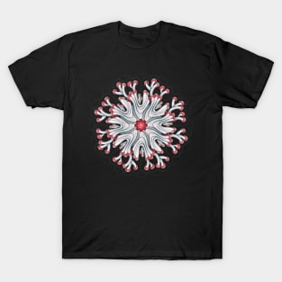 Mushroom mandala under the sea T-Shirt